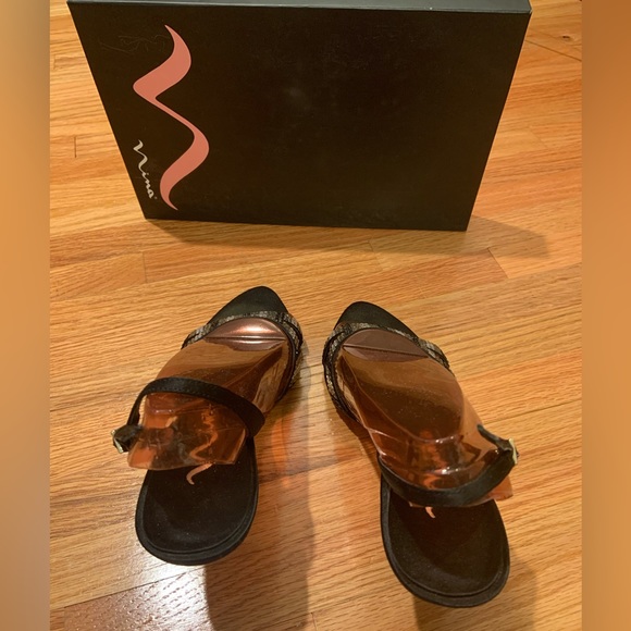 Black Luster Satin Formal Heels - Picture 6 of 7